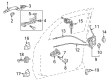 Toyota Exterior Door Handle Diagram - 69210-35220-B0