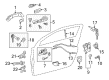 Scion tC Exterior Door Handle Diagram - 69211-74020-J6
