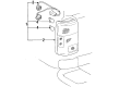 Toyota 4Runner Light Socket Diagram - 81555-35190