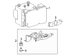 Toyota 4Runner ABS Pump And Motor Assembly Diagram - 44050-35110