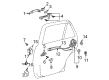 Toyota 4Runner Door Latch Assembly Diagram - 69060-60091