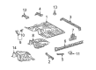 Toyota Land Cruiser Floor Pan Diagram - 58111-6A530