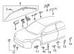 Toyota Prius C Air Bag Sensor Diagram - 89831-06060