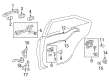 Toyota Camry Door Check Diagram - 68630-06082