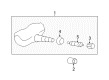 Toyota 86 TPMS Sensor Diagram - SU003-07506
