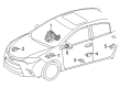 Toyota Corolla Air Bag Sensor Diagram - 89170-02K90