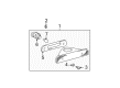 Toyota Sienna Light Socket Diagram - 81576-08010