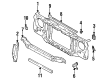 Toyota T100 Radiator Support Diagram - 53211-34902