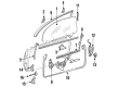 Toyota MR2 Exterior Door Handle Diagram - 69210-17040-22