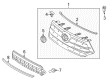 Toyota Highlander Grille Diagram - 53112-0E070