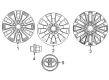 Toyota Land Cruiser Spare Wheel Diagram - 42611-60N00