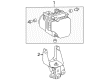 Toyota ABS Control Module Diagram - 44050-42240