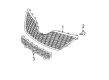Toyota Camry Grille Diagram - 53101-06200-J0