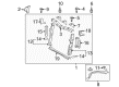 Scion xB Radiator Support Diagram - 53201-12905