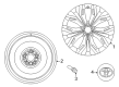 Toyota Crown Signia Spare Wheel Diagram - 42611-30M60