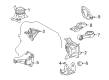 Scion Engine Mount Diagram - 12305-37190