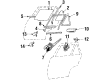 Toyota Tercel Exterior Door Handle Diagram - 69240-16010