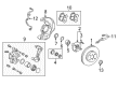 Toyota Corolla Brake Pads Diagram - 04465-02050