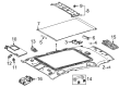 Toyota Venza Sun Visor Diagram - 74310-48560-B2