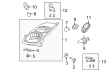 Toyota Prius Headlight Diagram - 81170-47160