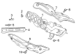 Toyota Crown Signia Exhaust Manifold Diagram - 17141-25650