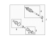 Scion Wheel Seal Diagram - 90311-34022
