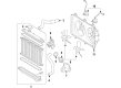 Toyota Corolla Radiator fan Diagram - 16361-0D010