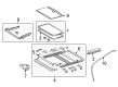 Toyota Avalon Sunroof Diagram - 63201-06060