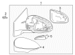 Toyota Mirror Cover Diagram - 87915-02410-B2