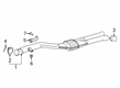 Toyota GR Supra Exhaust Pipe Diagram - 17410-WAA04