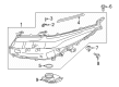 Toyota Lighting Control Module Diagram - 81056-47800