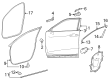 Toyota Venza Weather Strip Diagram - 62312-48110