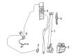 Toyota Mirai Seat Belt Diagram - 73220-62020-J2