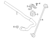 Toyota Corolla Cross Sway Bars Diagram - 48811-0A080