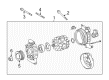 Toyota Land Cruiser Alternator Pulley Diagram - 27411-38140