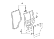 Scion xB Door Seal Diagram - 67872-52030