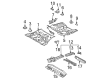 Toyota Avalon Floor Pan Diagram - 58211-07050