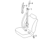 Toyota Land Cruiser Seat Belt Diagram - 73210-60453-A1