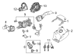 Toyota RAV4 Prime Ignition Lock Cylinder Diagram - 69057-33410