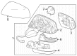 Toyota Corolla Cross Mirror Cover Diagram - 87915-0E070-B3