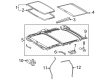 Toyota Tacoma Sunroof Diagram - 63201-AK010