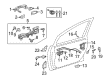 Toyota Prius Plug-In Exterior Door Handle Diagram - 69210-74030-A1