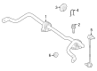 Toyota Grand Highlander Sway Bars Diagram - 48804-0E070