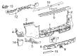 Toyota 4Runner Bumper Cover Diagram - 52159-35925