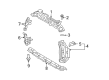 Toyota Yaris Radiator Support Diagram - 53287-52090