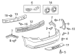 Scion tC Bumper Diagram - 52159-21913