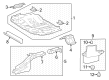 Toyota Corolla Front Cross-Member Diagram - 57612-47907