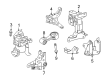 Scion iQ Engine Mount Diagram - 12305-47051