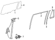 Toyota Highlander Window Run Diagram - 68152-0E080