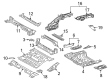 Toyota Venza Floor Pan Diagram - 58202-42040